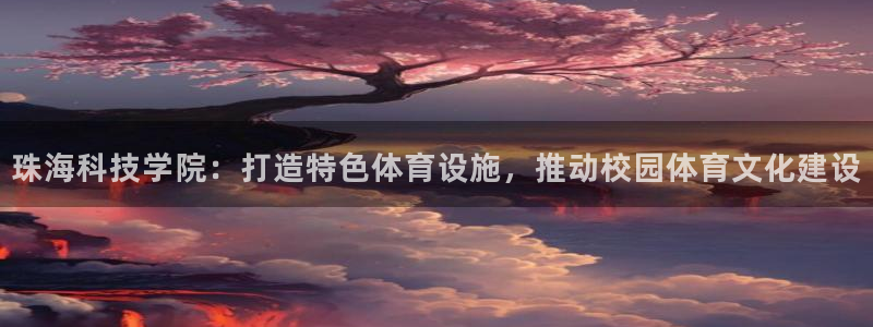 凯捷体育开户：珠海科技学院：打造特色体育设施，推动校