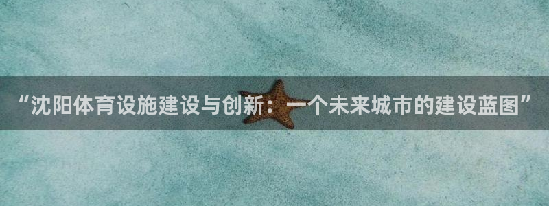 凯捷体育五金厂：“沈阳体育设施建设与创新：一个未来城市的建设