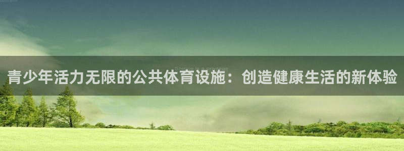 凯捷体育五金厂：青少年活力无限的公共体育设施：创造健康生活的