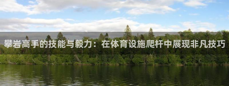凯捷体育平台注册：攀岩高手的技能与毅力：在体育设施爬