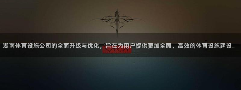 凯捷体育集团简介：湖南体育设施公司的全面升级与优化，