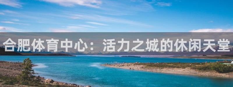 凯捷体育集团官网首页：合肥体育中心：活力之城的休闲天堂